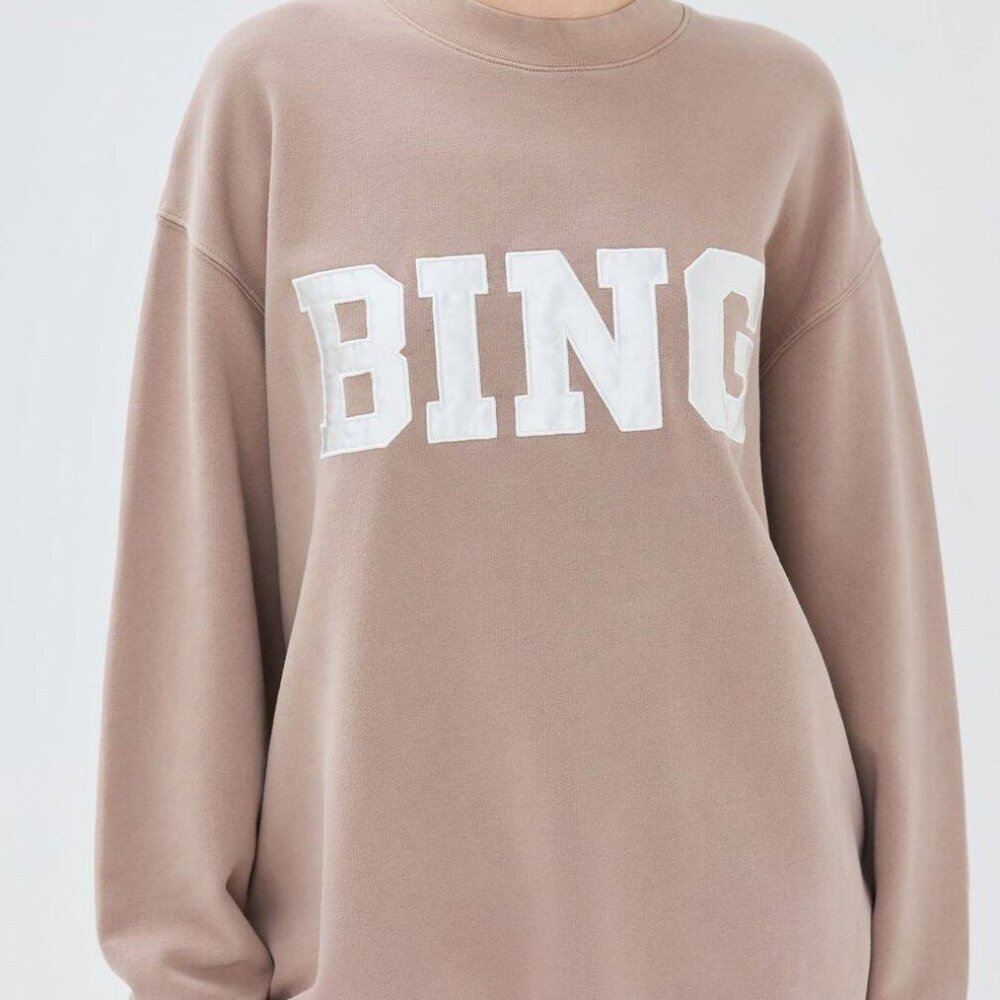 NWT Anine Bing Embroidered Sweatshirt - Picture 2 of 9